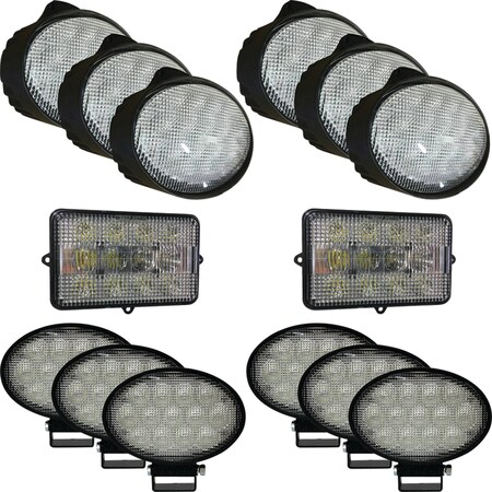 Tiger Lights Complete LED Light Kit For John Deere 9470 STS, 9560 STS Off-Road Light; JDKit-5